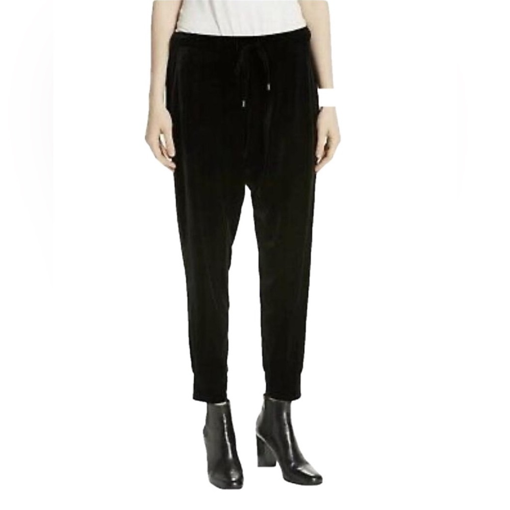 EILEEN FISHER Velvet Joggers Stretch Relaxed fit‎ Sport-Luxe Sarouel sz L